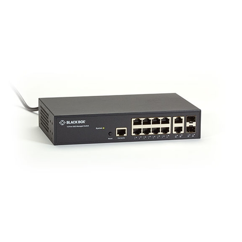 LGB1110A, Switch Ethernet gestione Gigabit - 10 Porte - Black Box