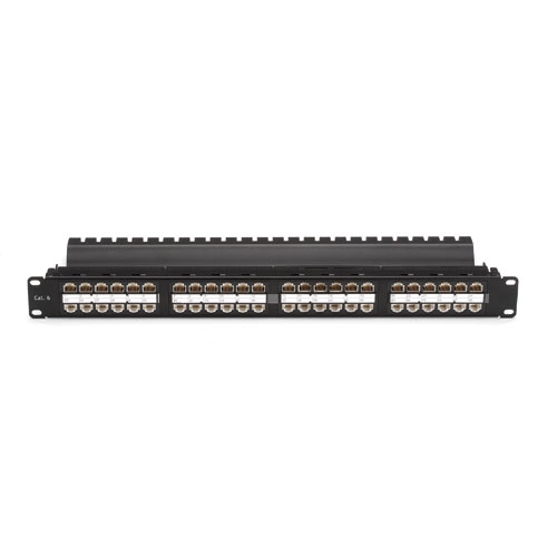 Cat6 feed shop through patch panel