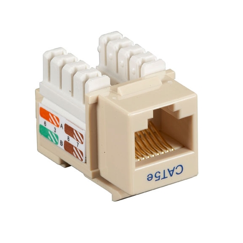 CAT5EJBK, CAT5e UTP RJ45 Keystone Jack, Black Box Connect Black Box
