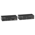 KVM Extender su fibra serie KVX - Dual-Head, DVI-I, USB 2.0, seriale, audio, video locale
