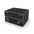 Extender KVM serie KVXHP su CATx/fibra - Doppio monitor, DisplayPort 4K, Hub USB 2.0, seriale, audio, video locale