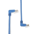 SpaceGAIN CAT6 250-MHz Ethernet Patch Cable – Molded Angled Boots, Unshielded (UTP)