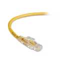 Cavo patch Ethernet intrecciato 350-MHz CAT5e GigaBase® 3 - Non schermato (UTP), CM PVC, guaina antigroviglio di bloccaggio