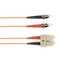 Coloured Multimode OM3 Patch Cable - LSZH Duplex