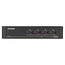 SS4P-DVI-4X4-UCAC: (1) DVI-I: Single/Dual Link DVI, VGA, HDMI tramite adattatore, 4 users x 4 sources, Tastiera/mouse USB, audio, CAC