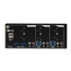 Switch KVM - Doppio monitor, DisplayPort 1.2, 4K 60Hz, Hub USB 3.0, Audio