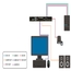 SI1P-SH-DVI-UCAC: (1) DVI-I: Single/Dual Link DVI, VGA, HDMI tramite adattatore, 1 port, Tastiera/mouse USB, audio, CAC