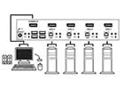 Selettore di prodotti switch KVM per desktop