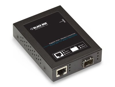 Media converter PoE / PoE+