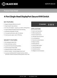 Schede tecniche Switch KVM Securi 